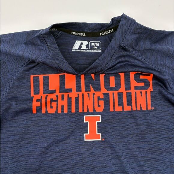 Russell Athletic Kids Navy Blue Illinois Fighting Illini Tee - Picture 2 of 4